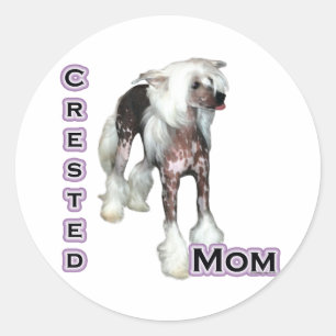 Chinese Crested Mom 4 - Sticker