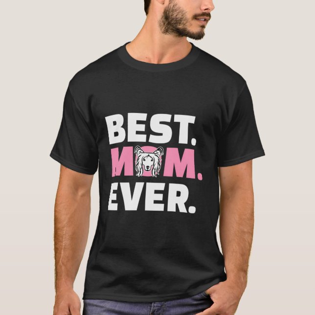 Chinese Crested Mom T-Shirt (Front)