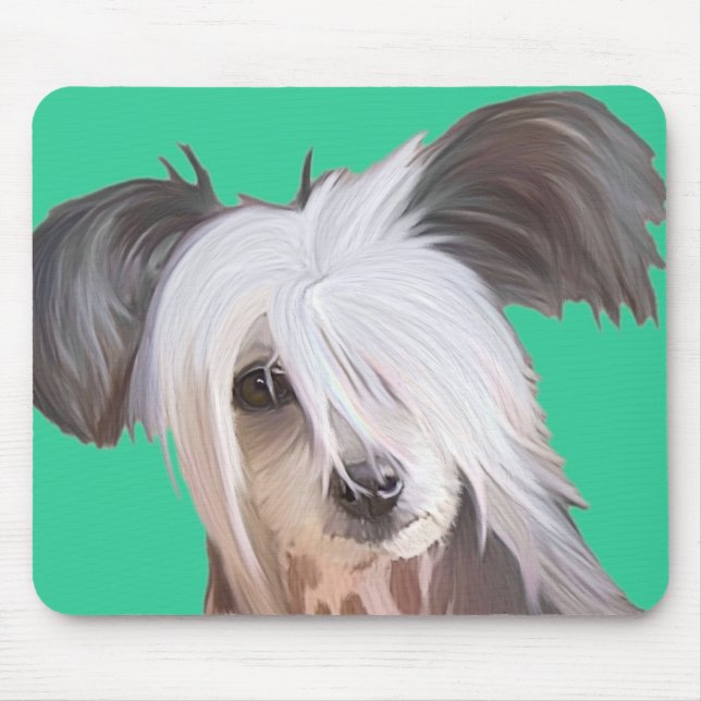 Chinese Crested Mouse Pad (Front)