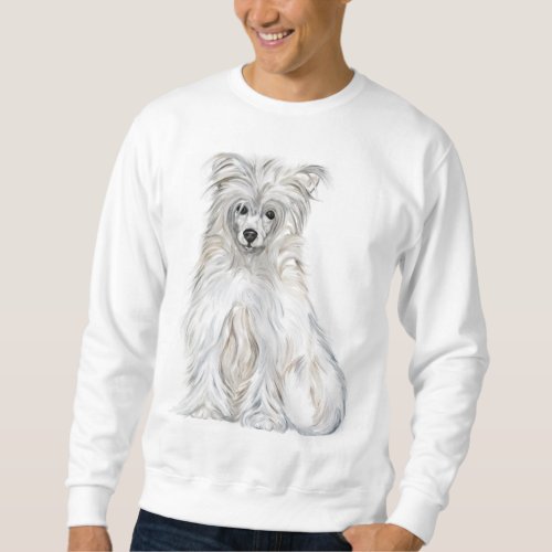 Chinese Crested Powder Puff Sweatshirt