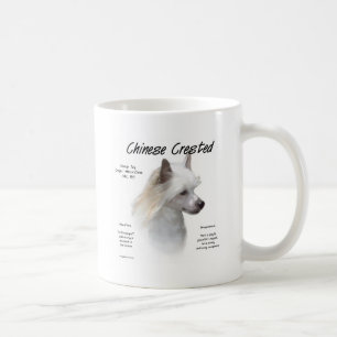 Chinese Crested (powderpuff) History Design Coffee Mug