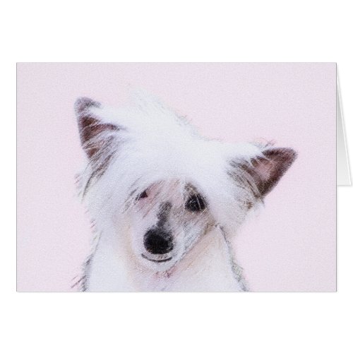 Chinese Crested Powderpuff Painting _ Dog Art