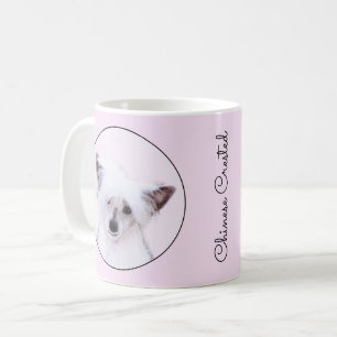 Chinese Crested Powderpuff Painting - Dog Art Coffee Mug