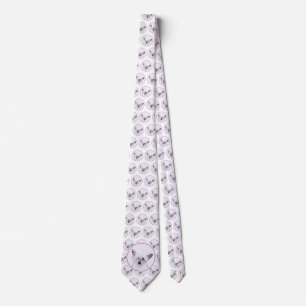 Chinese Crested Powderpuff Painting - Dog Art Neck Tie