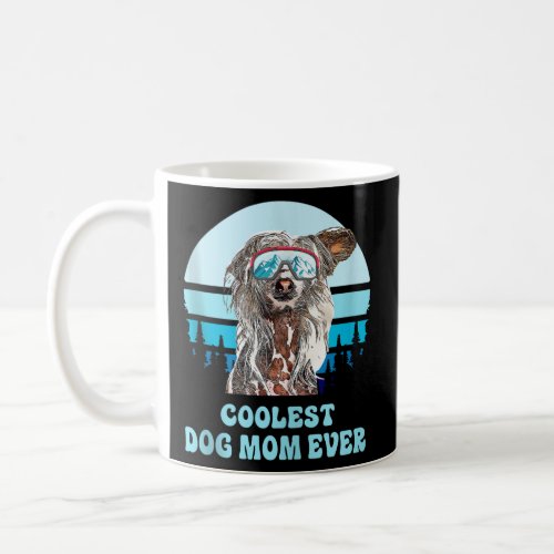 Chinese Crested Skiing Winter Coolest Dog Mom Ever Coffee Mug