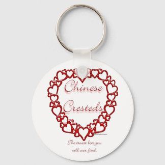 Chinese Crested True Love - Keychain