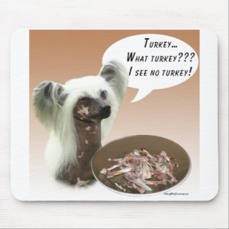 Chinese Crested Turkey Mouse Pad