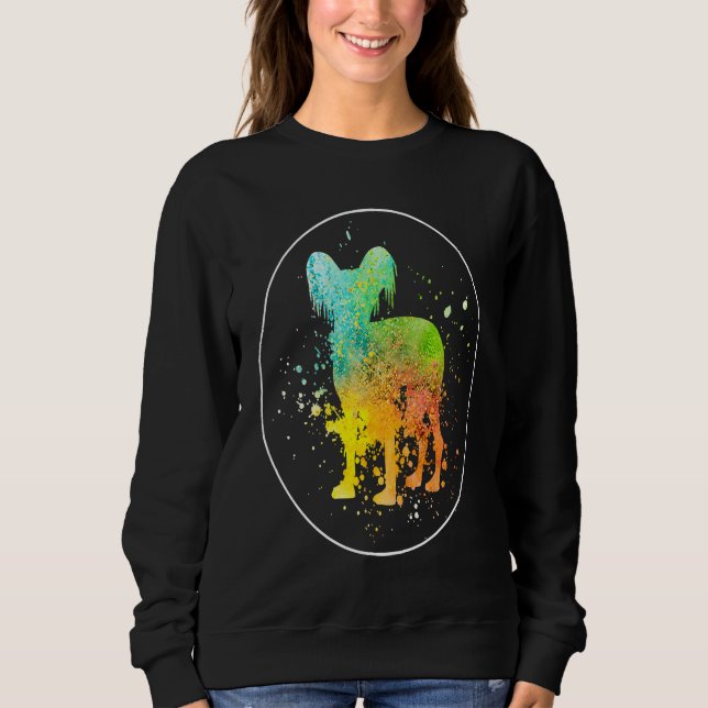 Chinese Crested Vintage  1 Sweatshirt (Front)