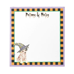 Chinese Crested Witch Notepad