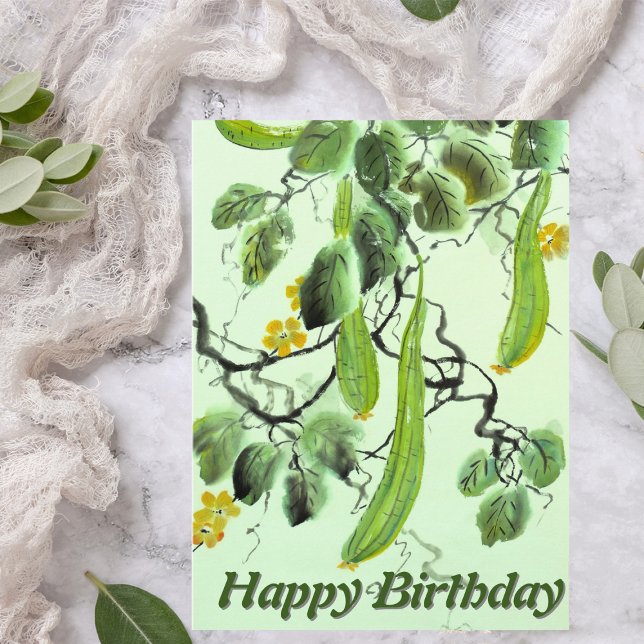 Chinese Cucumber Postcard (Creator Uploaded)