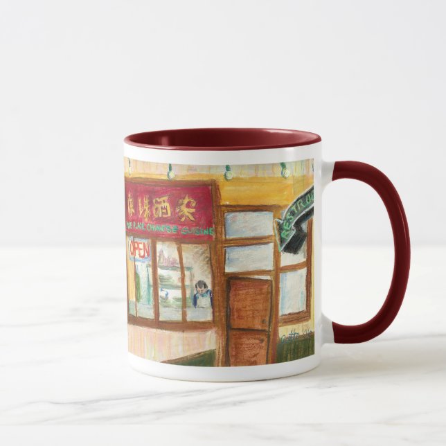 Chinese Cuisine Mug (Pike Place Seattle) (Right)
