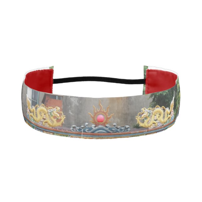 Chinese Design 1-1/2" Non-Slip Headband (Front)