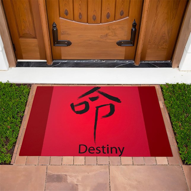 Chinese Destiny Symbol Calligraphy Doormat (Creator Uploaded)