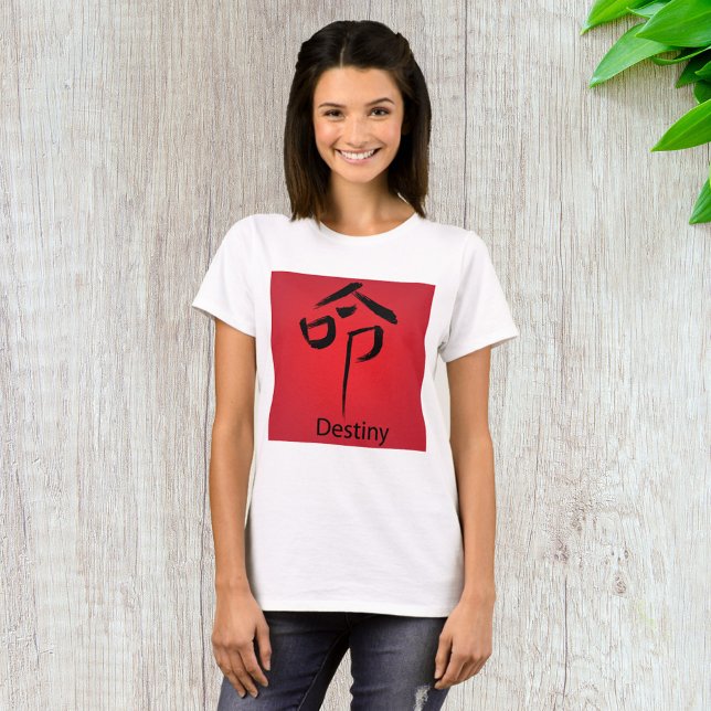 Chinese Destiny Symbol Calligraphy T-Shirt (Creator Uploaded)
