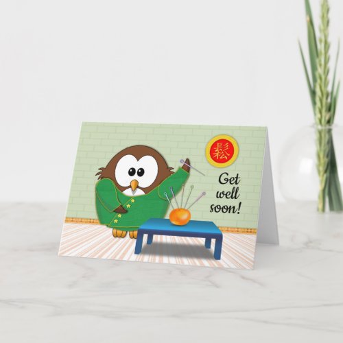 Chinese doctor owl _ card