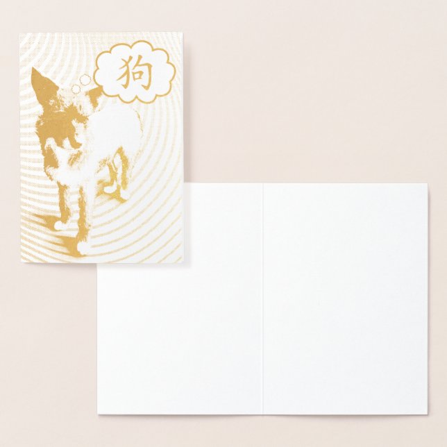 Chinese Dog Character CrazyPups Foil Card (Display)