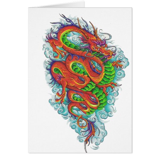 Chinese Dragon 2 Cards (Front)