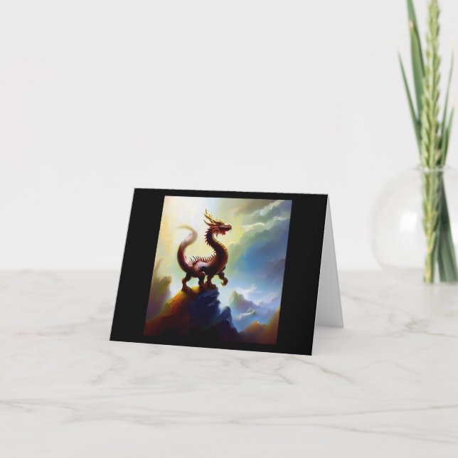 Chinese Dragon (3) Card (Front)