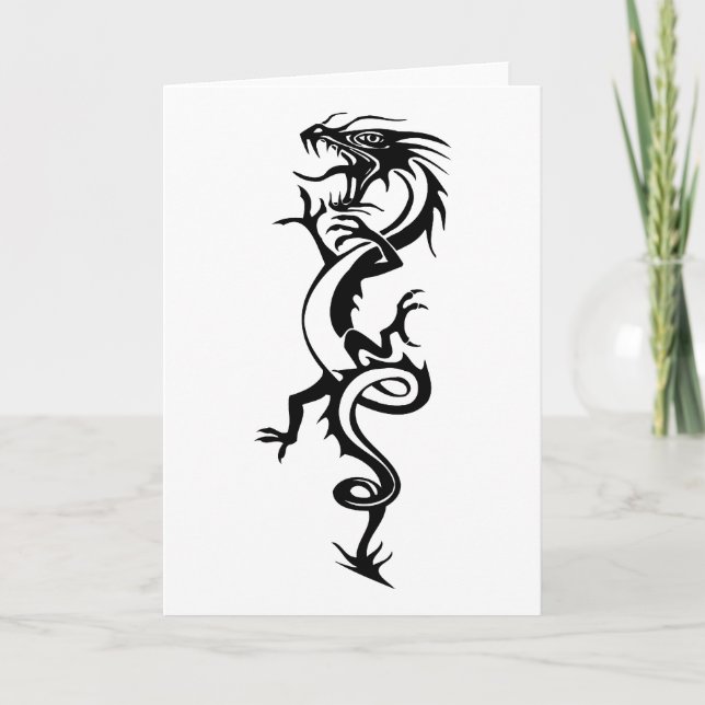 Chinese Dragon (7) Holiday Card (Front)