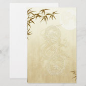 Chinese Dragon and Bamboo (Front/Back)