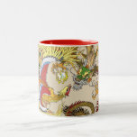 Chinese dragon and phoenix Two-Tone coffee mug