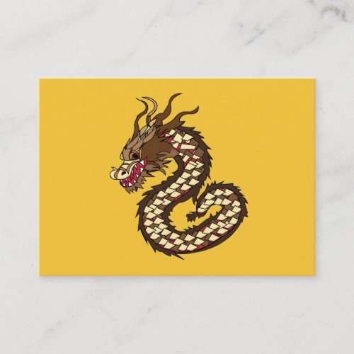 Chinese Dragon Art Business Card