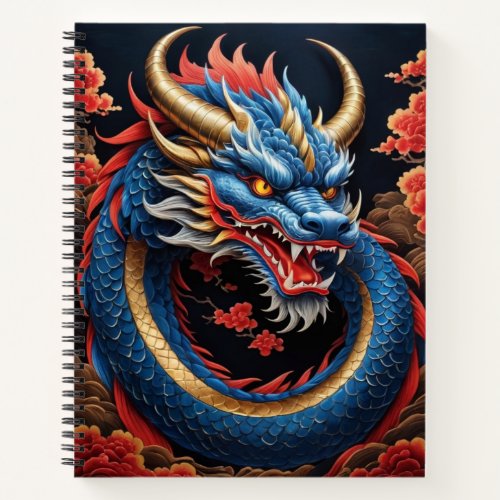 chinese dragon art notebook