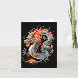 Chinese Dragon Asian Mythology Zodiac  Card