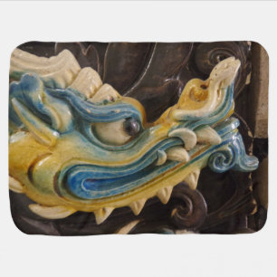 Chinese Dragon Baby Blanket