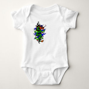 Chinese dragon baby suit bodysuit
