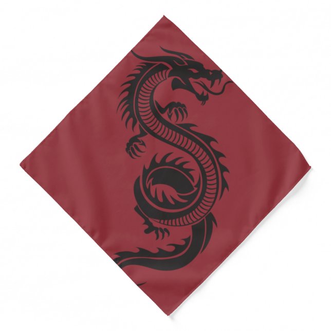 Chinese dragon  bandana (Front)