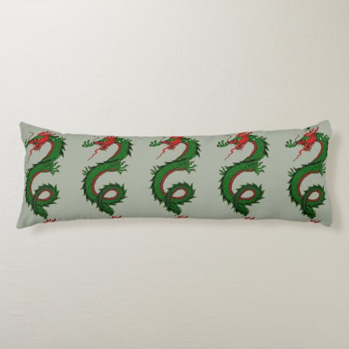 Chinese dragon body pillow