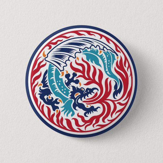 Chinese Dragon Button (Front)
