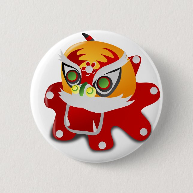 chinese dragon button (Front)