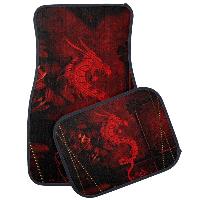 Chinese dragon car floor mat (Set)