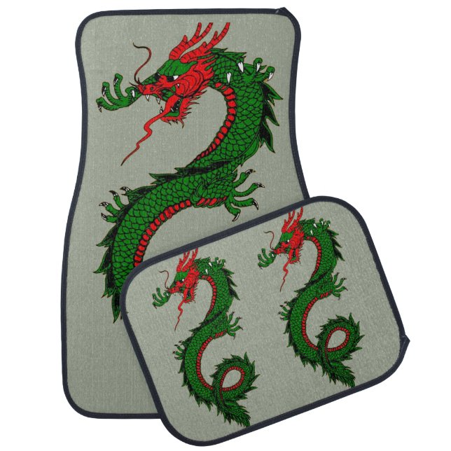 Chinese dragon car mat set (Set)