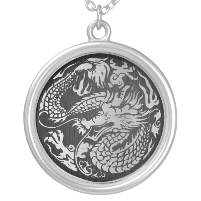 Chinese Dragon Circle Pendant (Front)