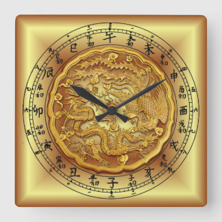 Chinese Dragon Clock ~ Dragon and Phoenix ~