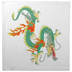 Chinese Dragon Cloth Napkins