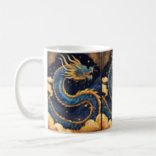 chinese dragon coffee mug