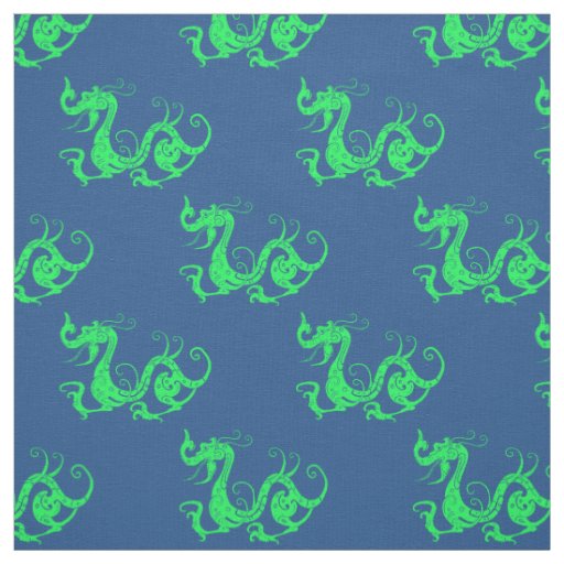Chinese Dragon Fabric