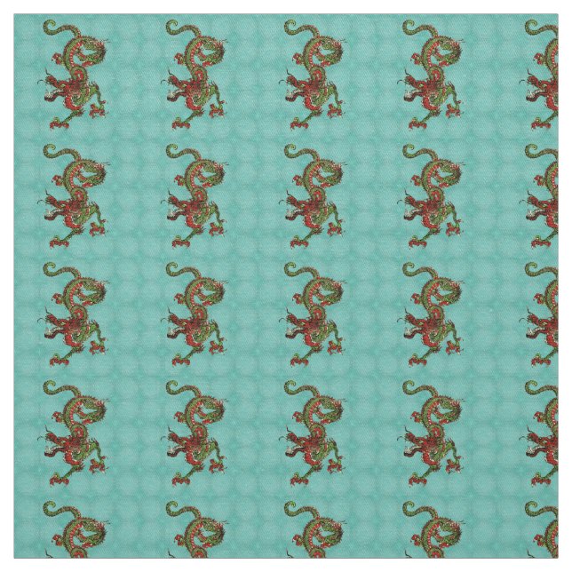 Chinese Dragon Fabric (Swatch)