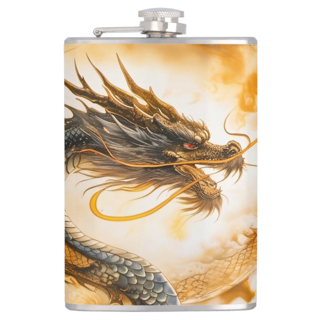 Chinese Dragon Flask (Front)