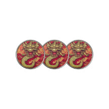 Chinese Dragon Golf Ball Marker
