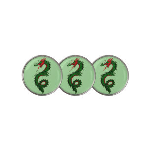 Chinese dragon golf ball marker