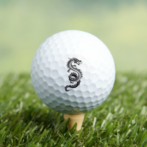 Chinese dragon   golf balls
