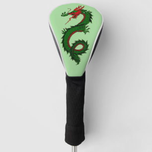 Chinese dragon golf head cover