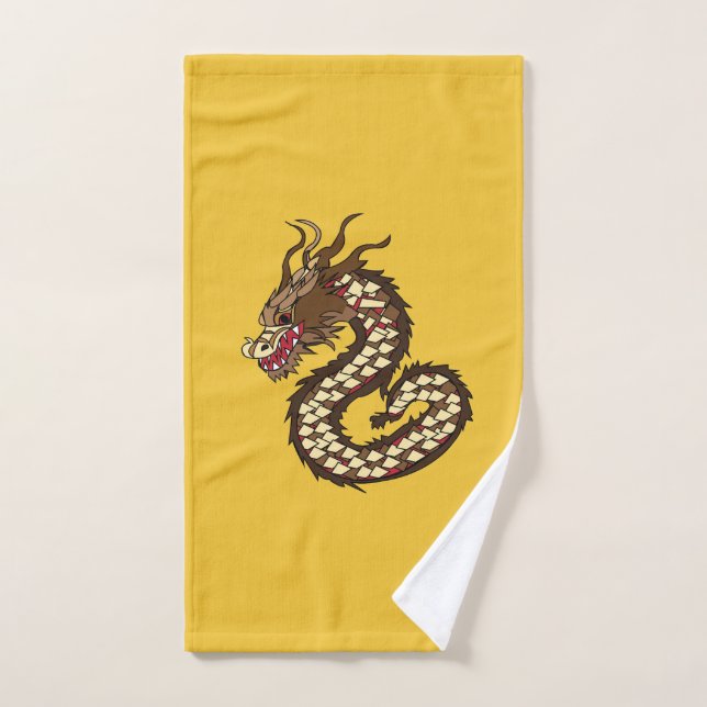 Chinese Dragon  Hand Towel (Hand Towel)