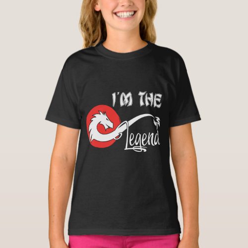 Chinese dragon  I am the legend  T_Shirt