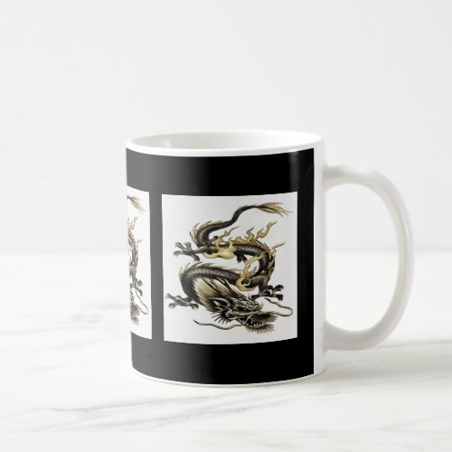 Chinese Dragon Isolated On White Coffee Mug